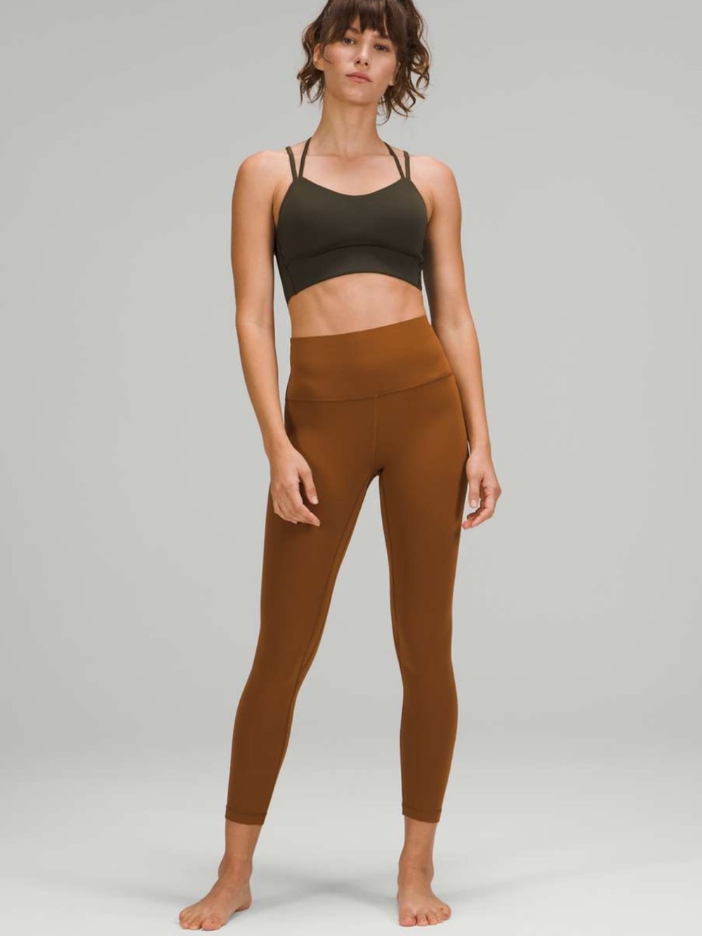 Lululemon Align High-Rise Pant 25” Leggings Size 2 Copper Brown Yoga